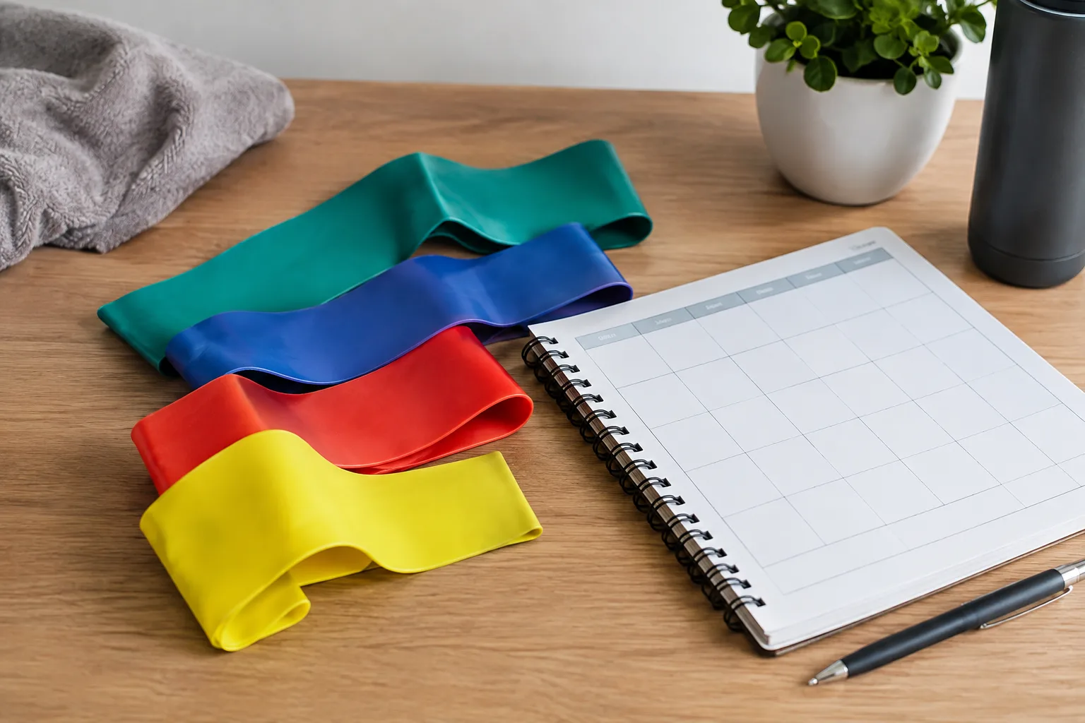 Fitnessband-Challenge-Kalender selbst erstellen und planen