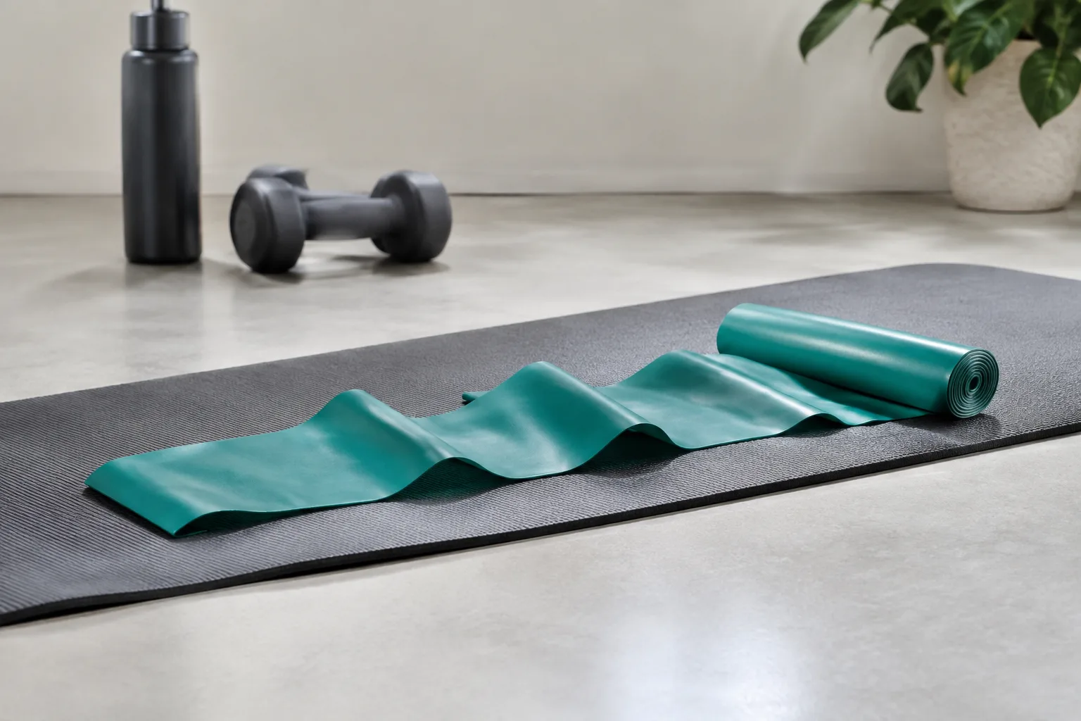 Fitnessband Cooldown und Stretching nach Ganzkoerper-Workouts