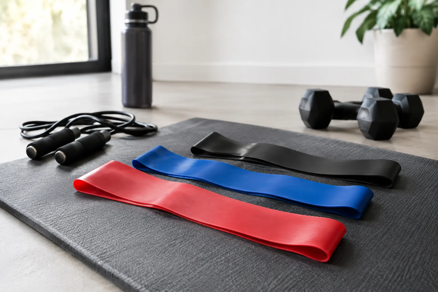 Fitnessband HIIT-Workouts: Intensive kurze Ganzkoerper-Einheiten